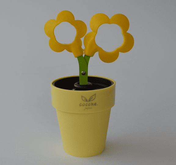 Flower Scissors in Pot